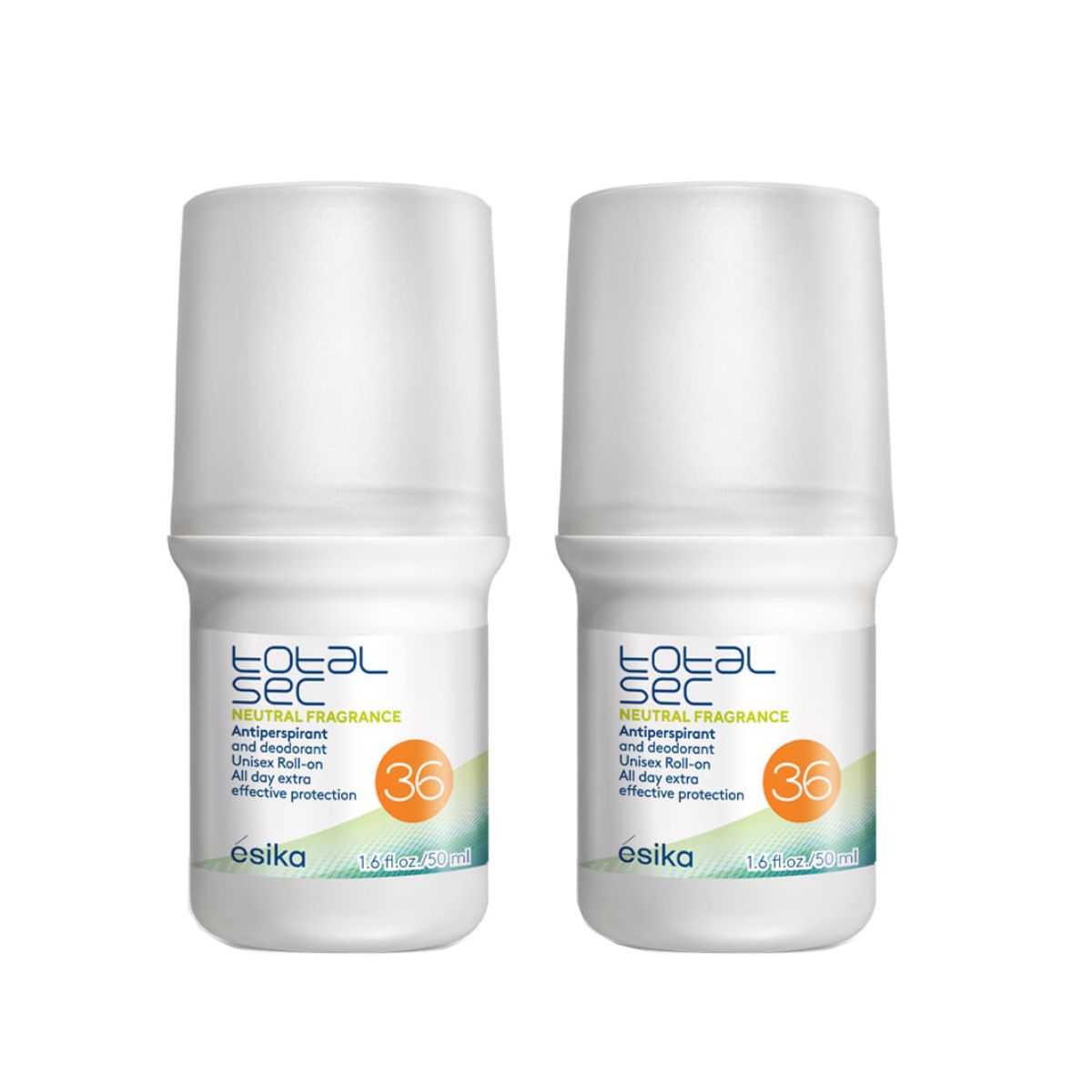 ESIKA - Set x 2 Desodorante anti-transpirante roll on total sec ésika