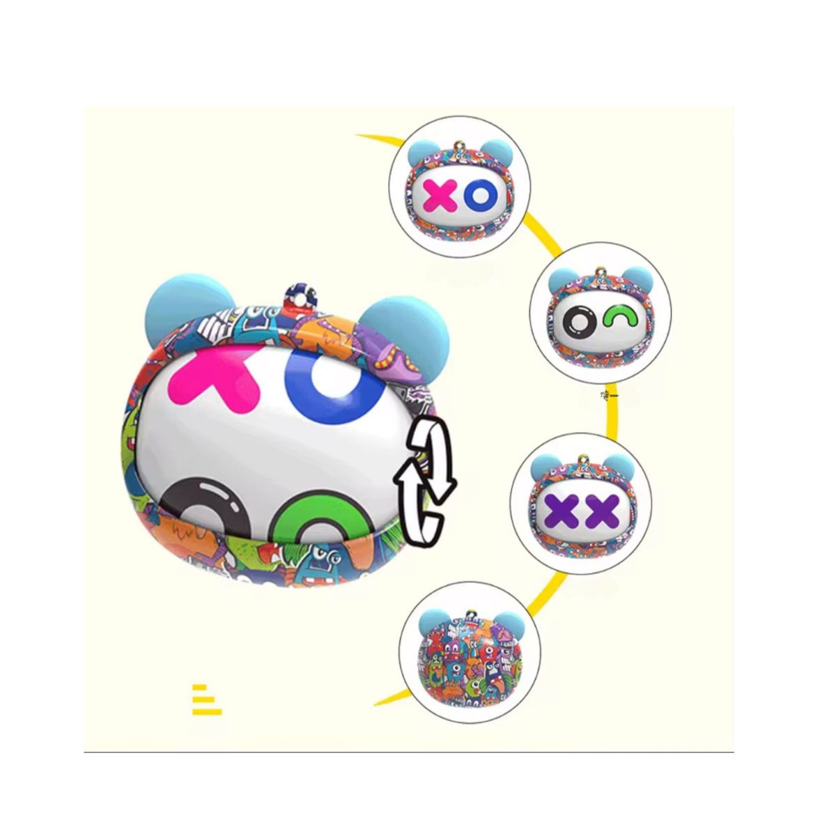 GENERICO - Audífonos TWS in-ear Phantom Bear con estuche intercambiable Bluetooth USB-C micrófono