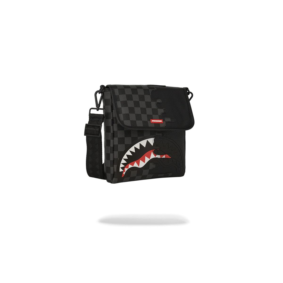 SPRAYGROUND - Bolso Urbano Unisex Sprayground Bolso Cruzado Ancho Unfinished Shark
