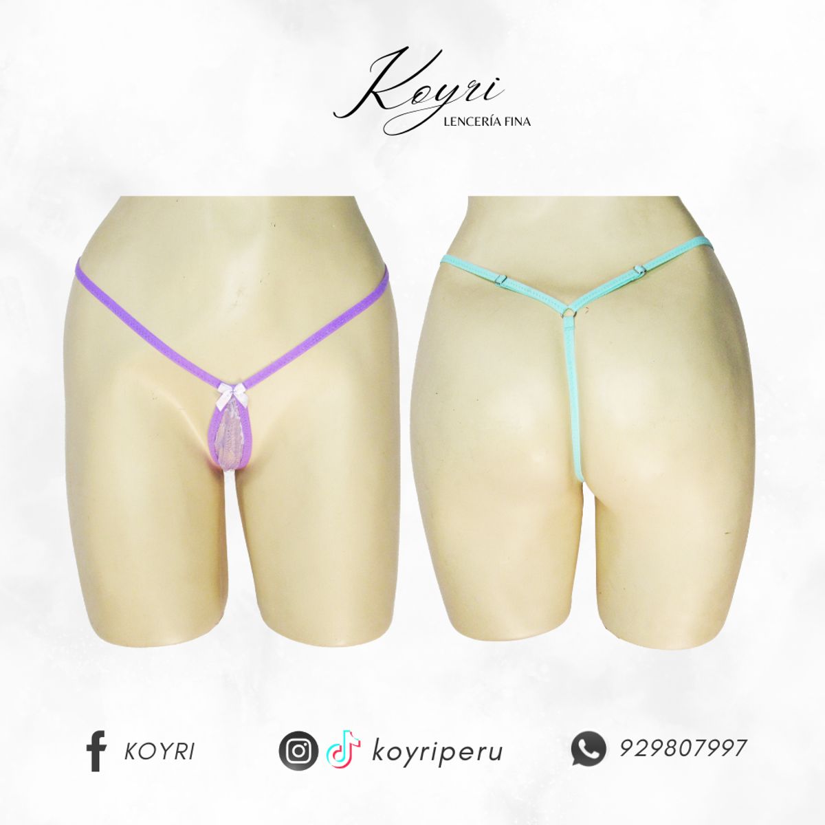 GENERICO - PACK 3 MICROHILO LILI - TUL LICRADO