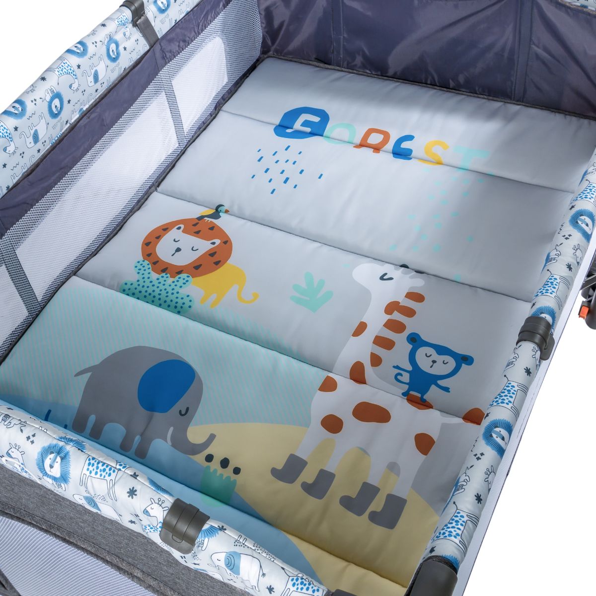 EBABY - Cuna Corral Mecedora con Cambiador 716-3 AG