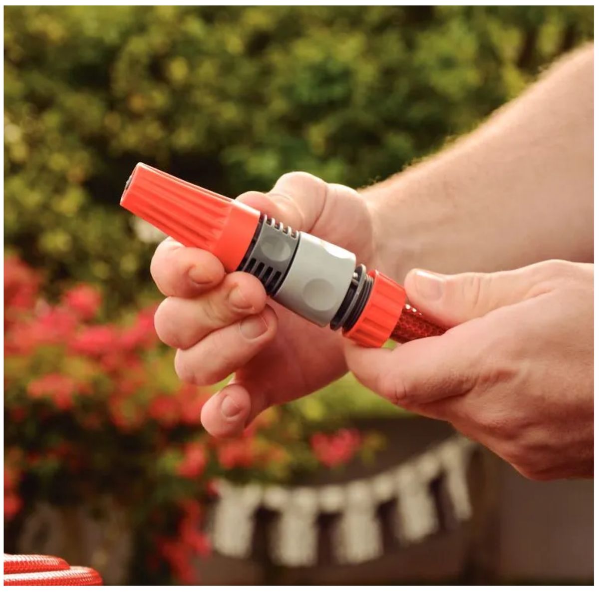 TRUPER - Manguera para hidrolavadora y riego 10m conectores Click Xpert TRUPER