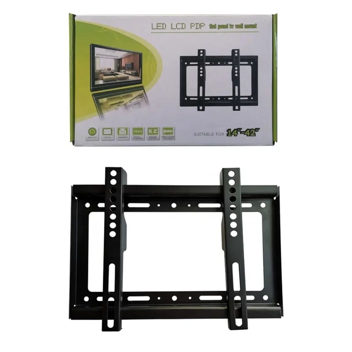 GENERICO - Rack TV 14 a 42 Soporte Fijo de Pared Para Televisor