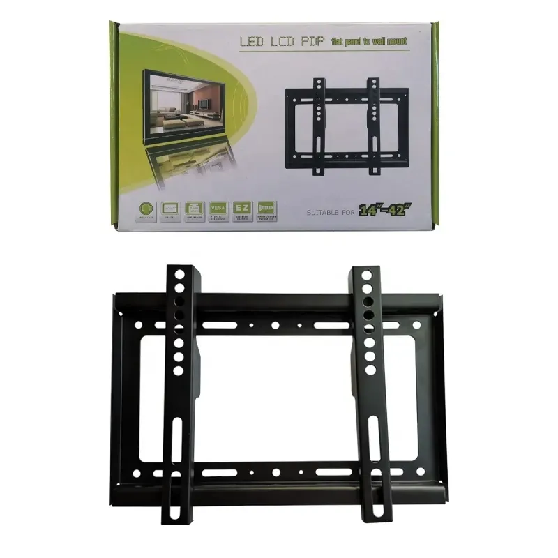 GENERICO - Rack TV 14 a 42 Soporte Fijo de Pared Para Televisor