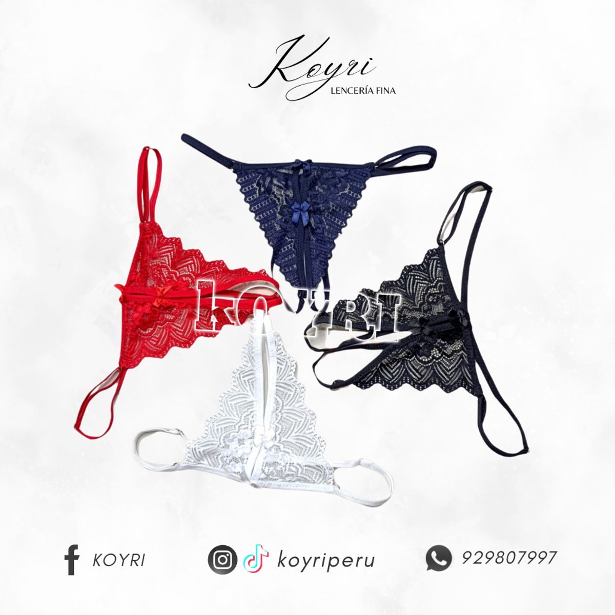 GENERICO - PACK 3 SIEMPRE LISTA CLÁSICO - TANGA ERÓTICA