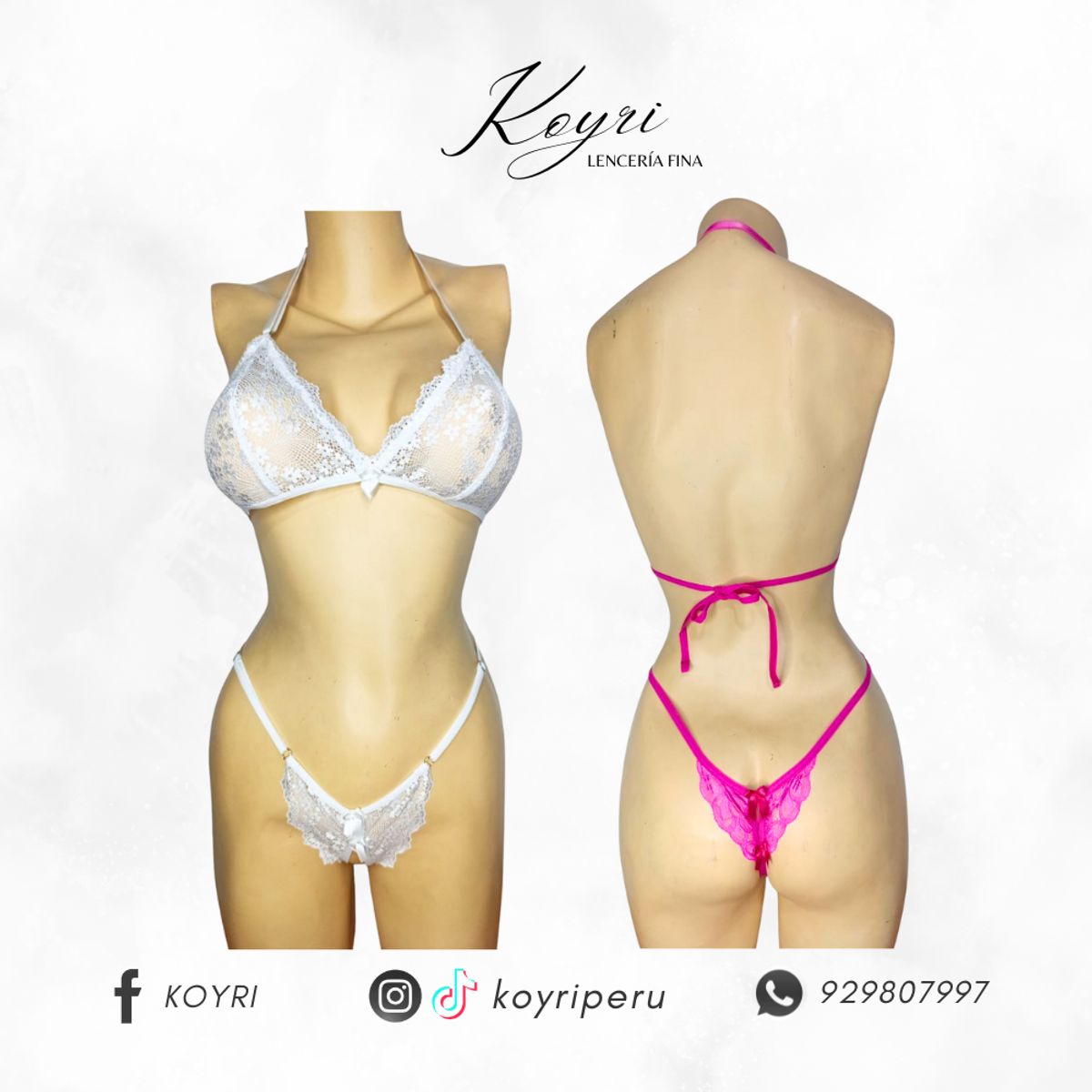 GENERICO - CONJUNTO SIEMPRE JULY - LENCERÍA EN ENCAJE