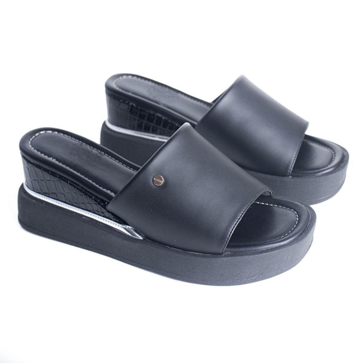 GENERICO - Sandalia mujer cuña incorporada