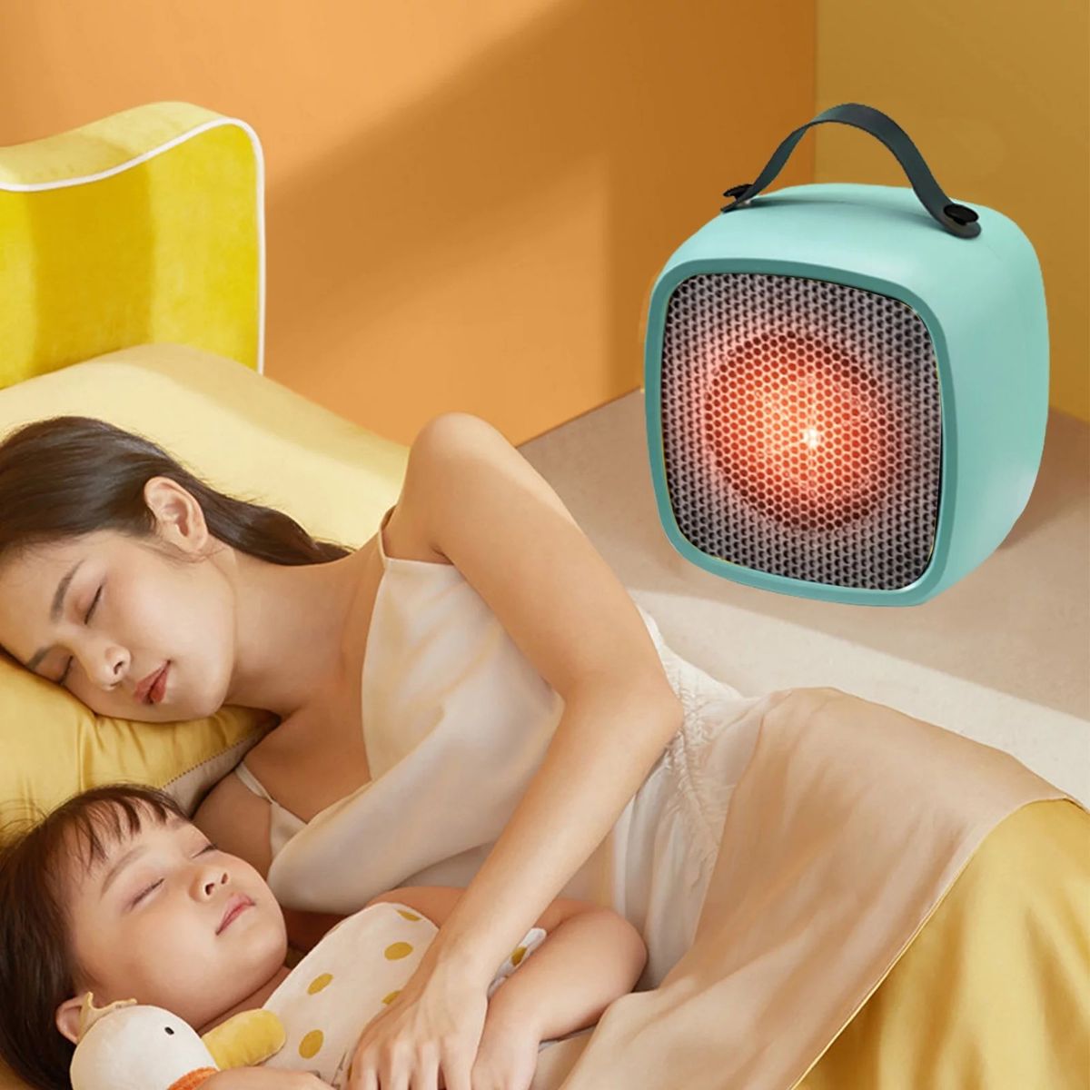 GENERICO - Calefactor Eléctrico Portátil 500W - Protege a tu familia del frío