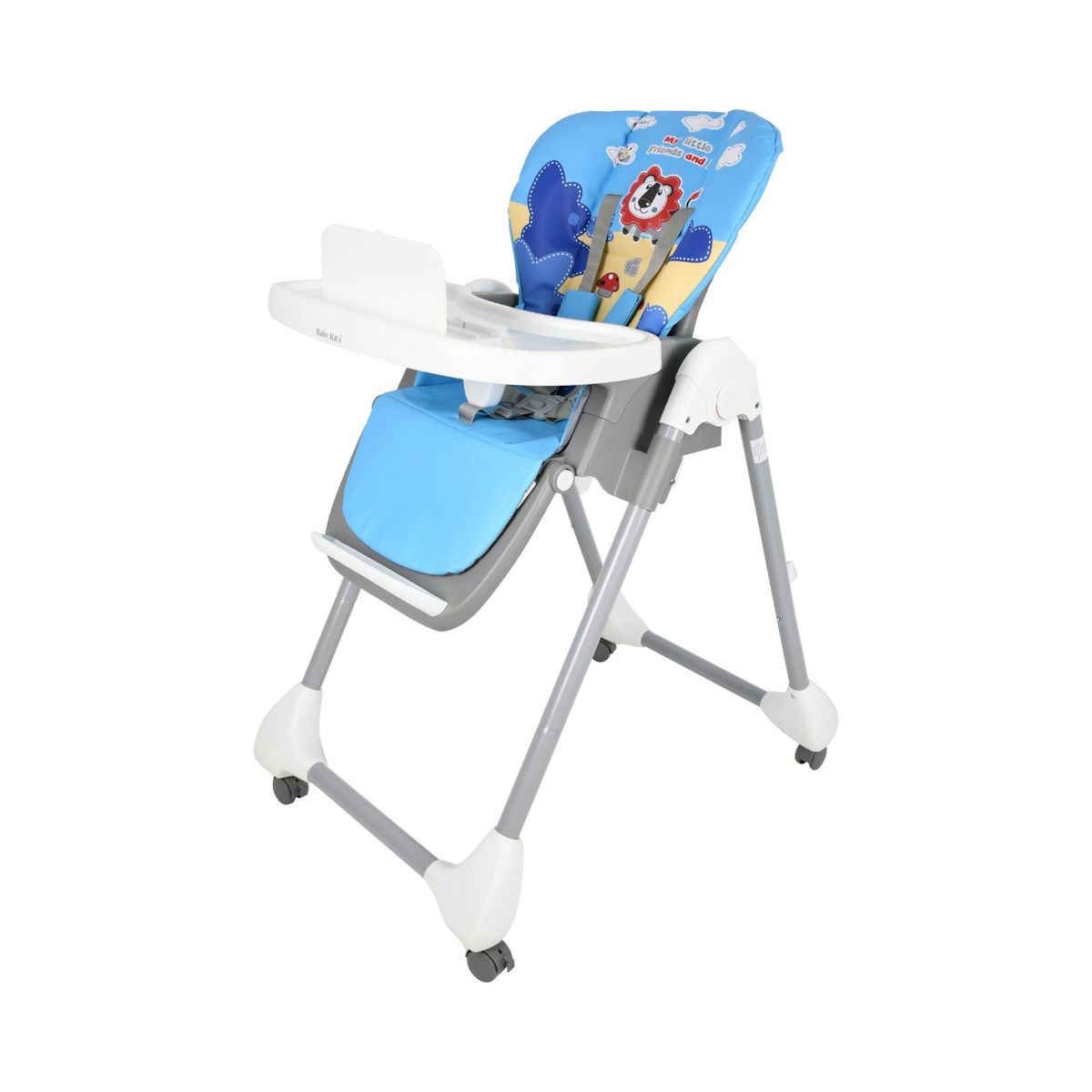 BABY KITS - Silla de Comer Snack Friends Celeste