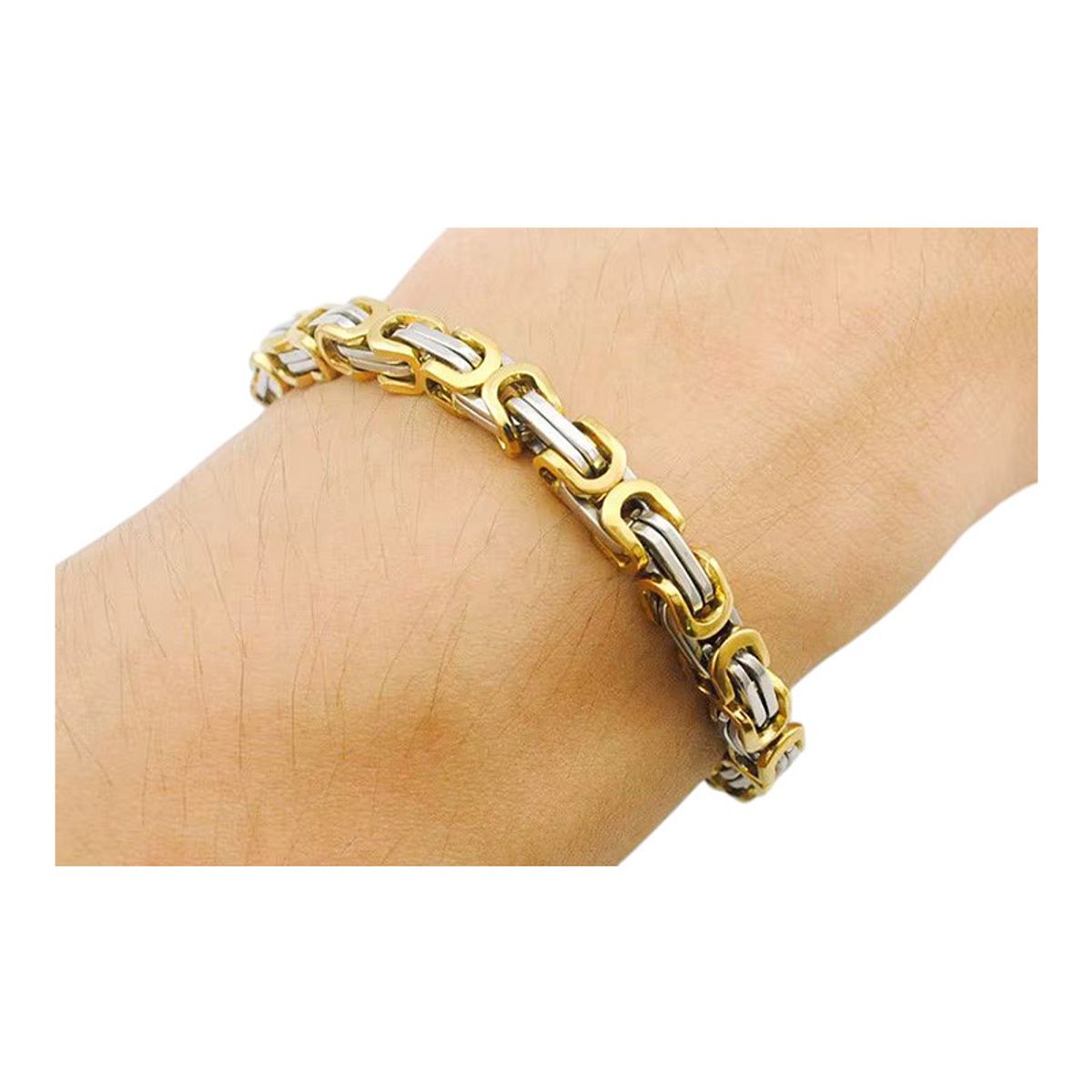 GENERICO - Pulsera ATGO de acero inoxidable - Geométrico