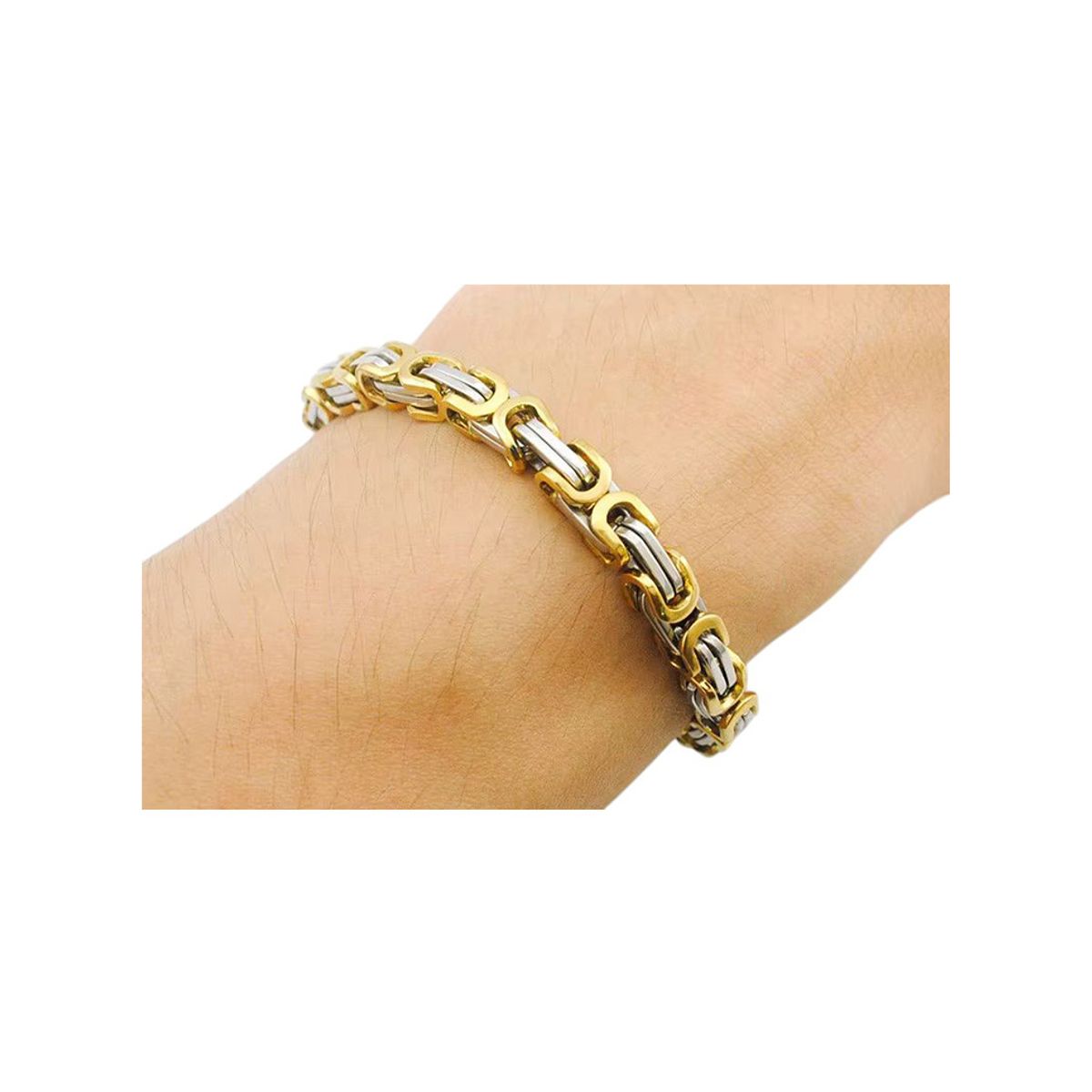 GENERICO - Pulsera ATGO de acero inoxidable - Geométrico