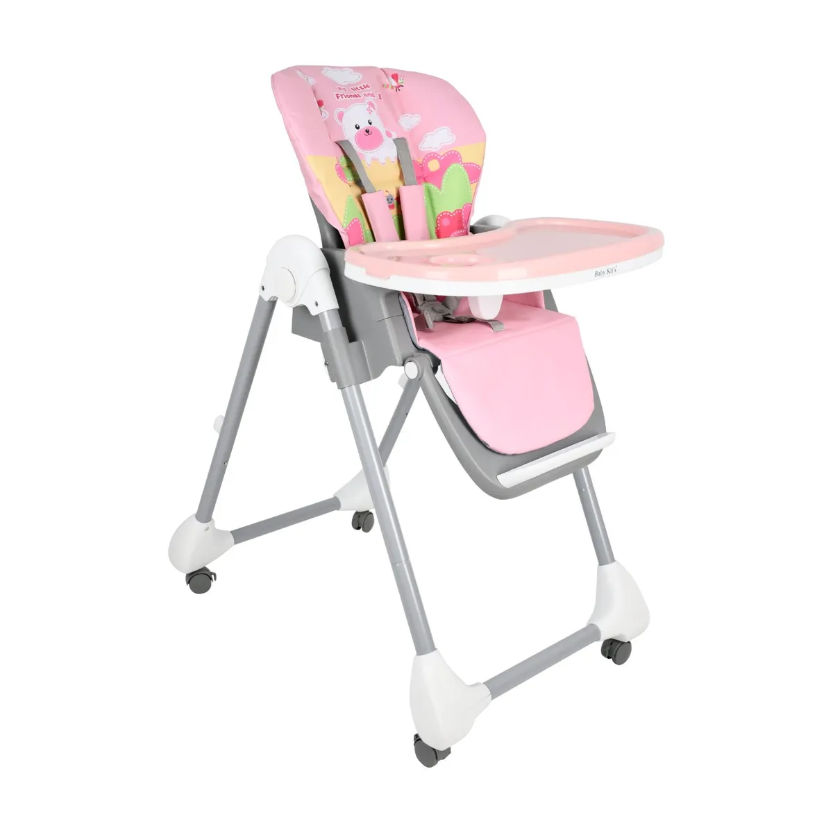 BABY KITS - Silla de Comer Snack Friends Rosado