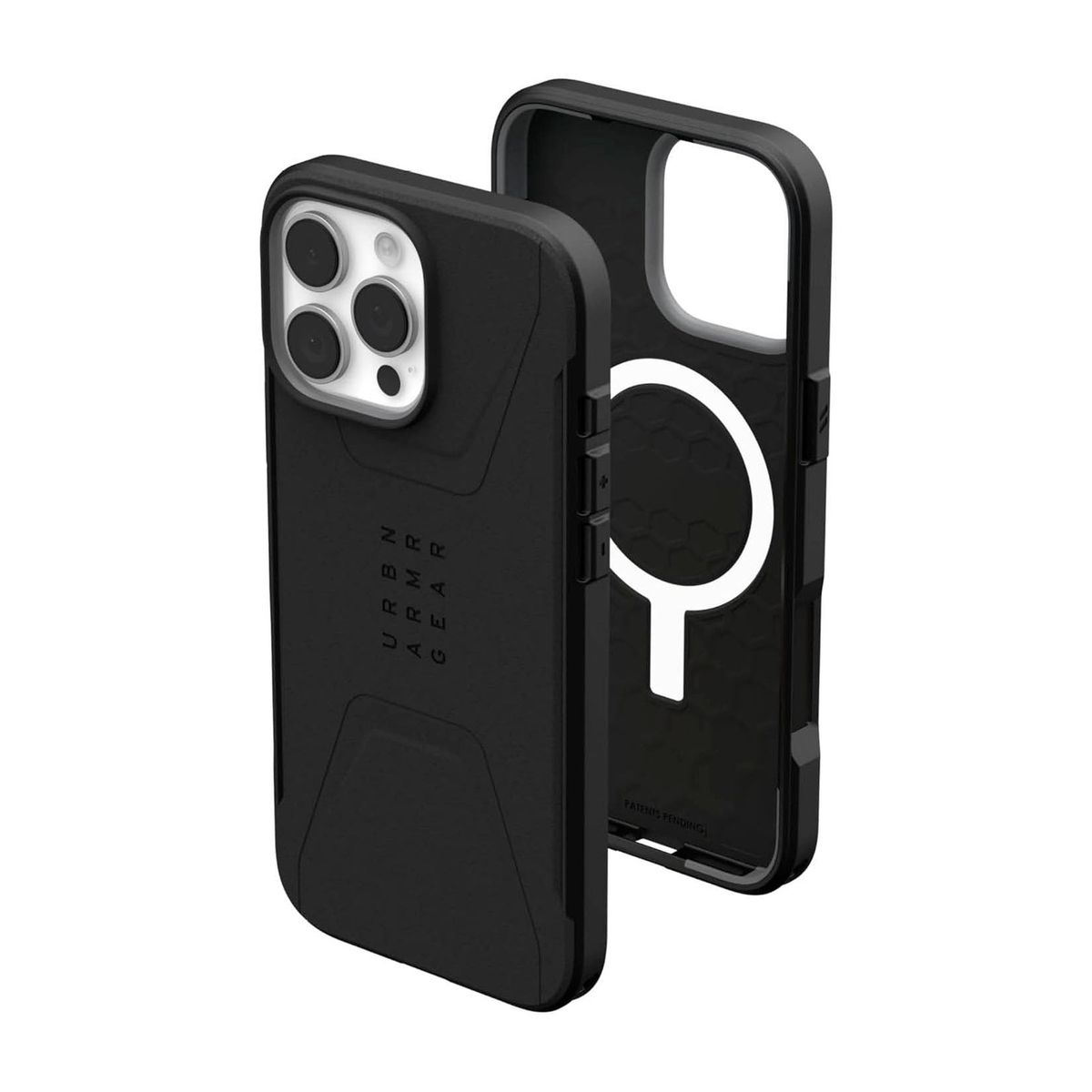URBAN ARMOR GEAR - Case iPhone 16 Pro Max Magsafe Negro UAG Civilian Ultra Resistente