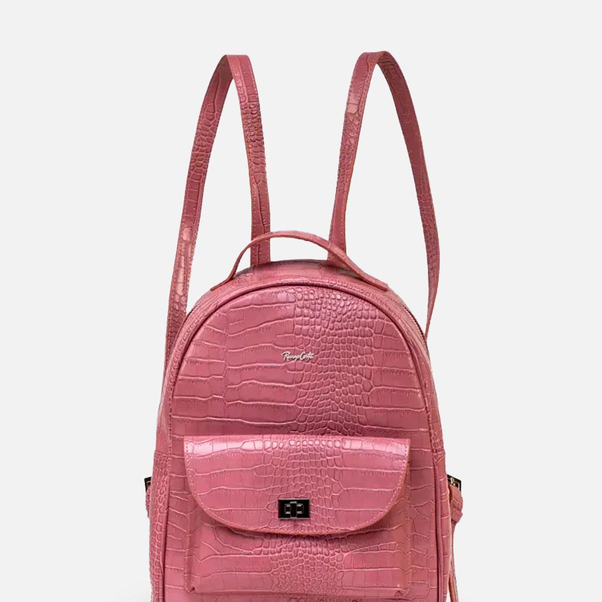 RENZO COSTA - MOCHILA CROCO EMBOSSED