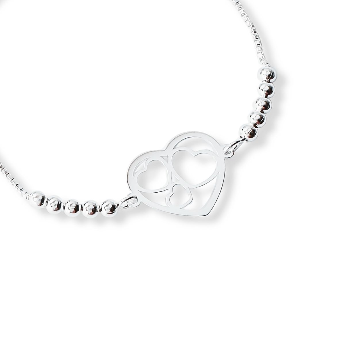 AMBAR JOYERIA - Pulsera de plata 925 Mis Amores