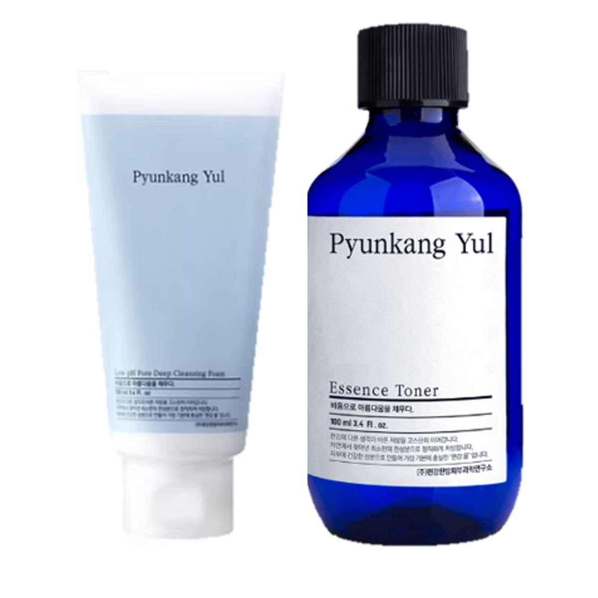 PYUNKANG YUL - PYUNKANG YUL ESSENCE TONER + LOW PH PORE DEEP  CLEANSING FOAM