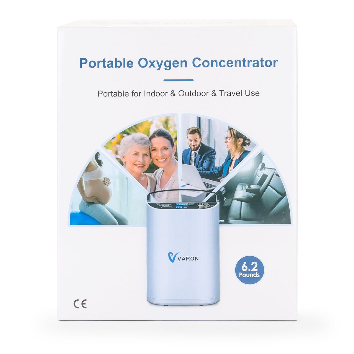 GENERICO - Concentrador de Oxígeno Portátil y Compacto VARON NT-1