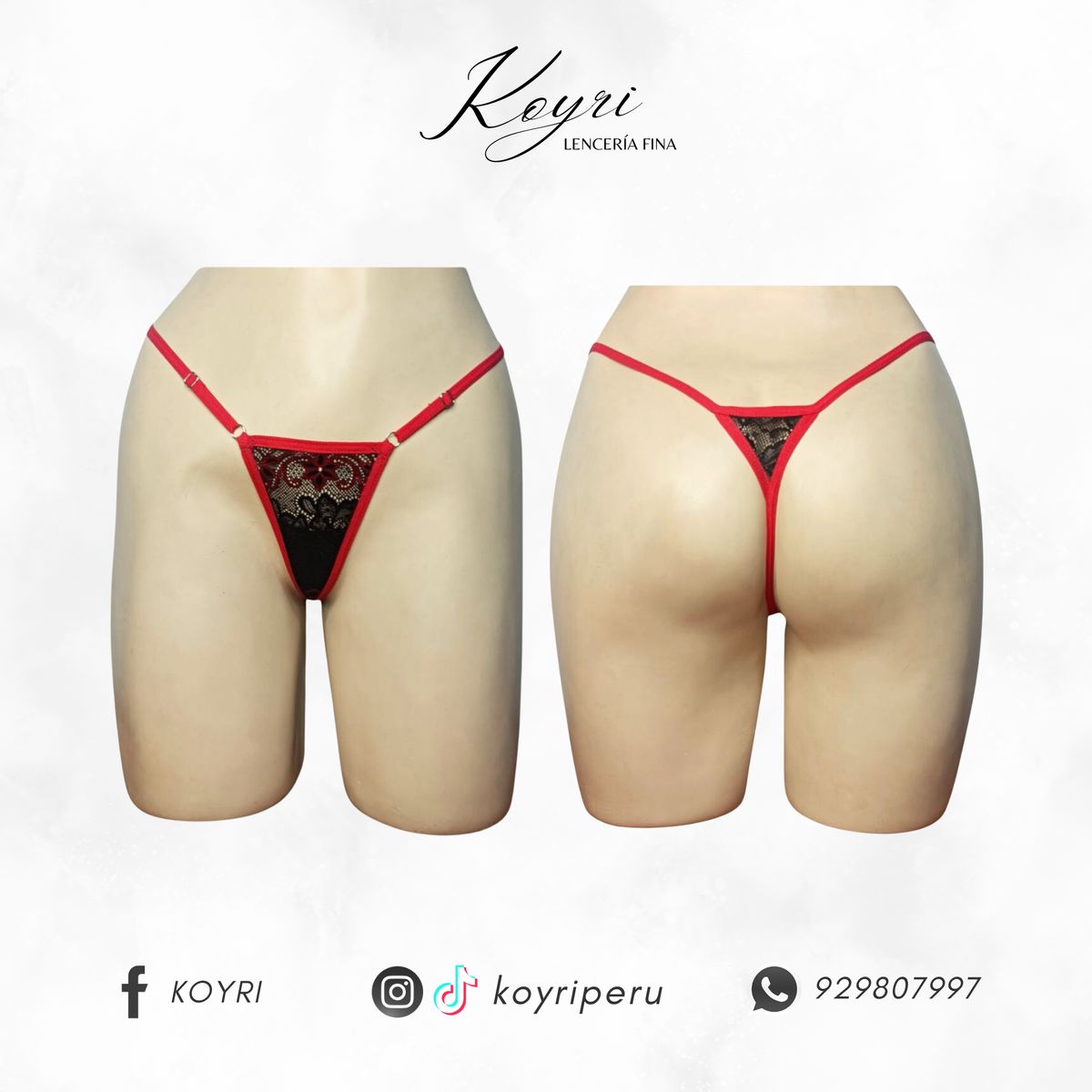 GENERICO - PACK 3 TANGA HILO RITA