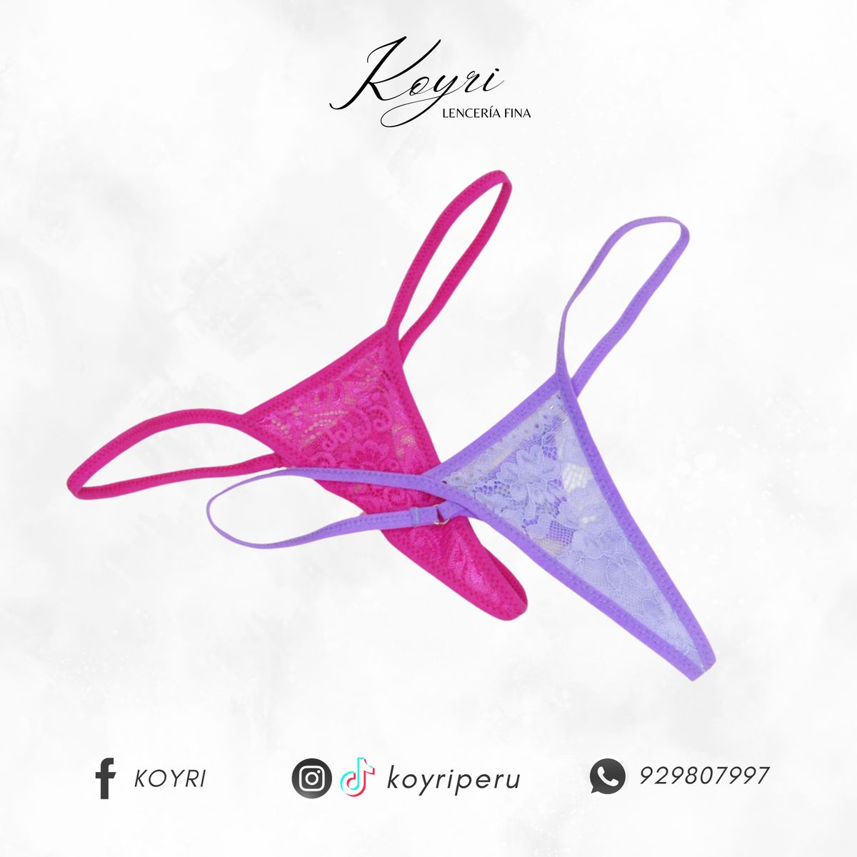 GENERICO - PACK 3 TANGA HILO RITA