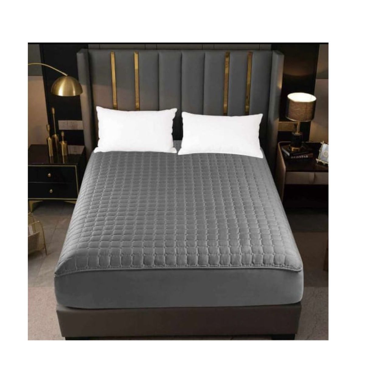 GOLDSUN - PROTECTOR DE COLCHÓN IMPERMEABLE GOLDSUN DE 1.5 PLAZAS