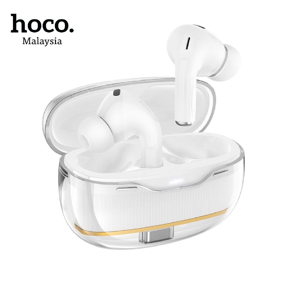 HOCO - Audífonos Inalámbricos Crystal TWS EW54 Hoco Blanco