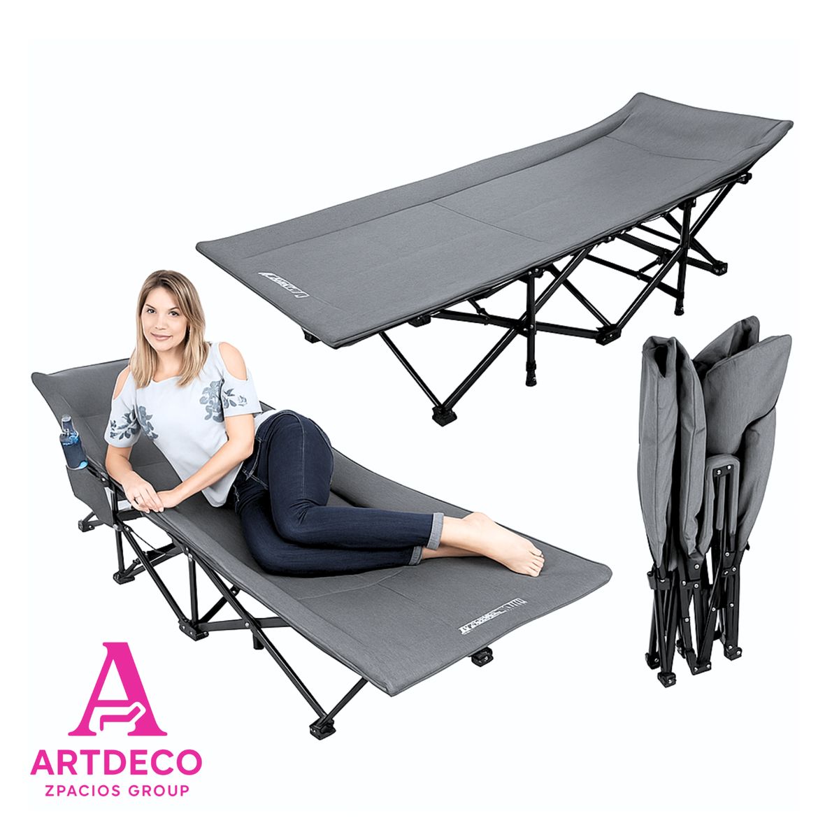 GENERICO - Cama Plegable Portátil con algodón integrado