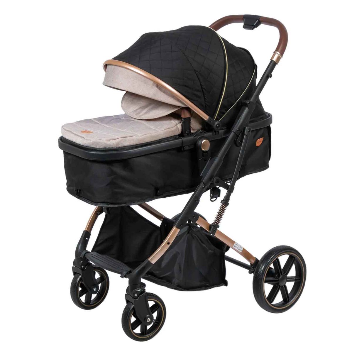EBABY - Coche Cuna Moisés de Lujo SATURNO EB126-1 Beige