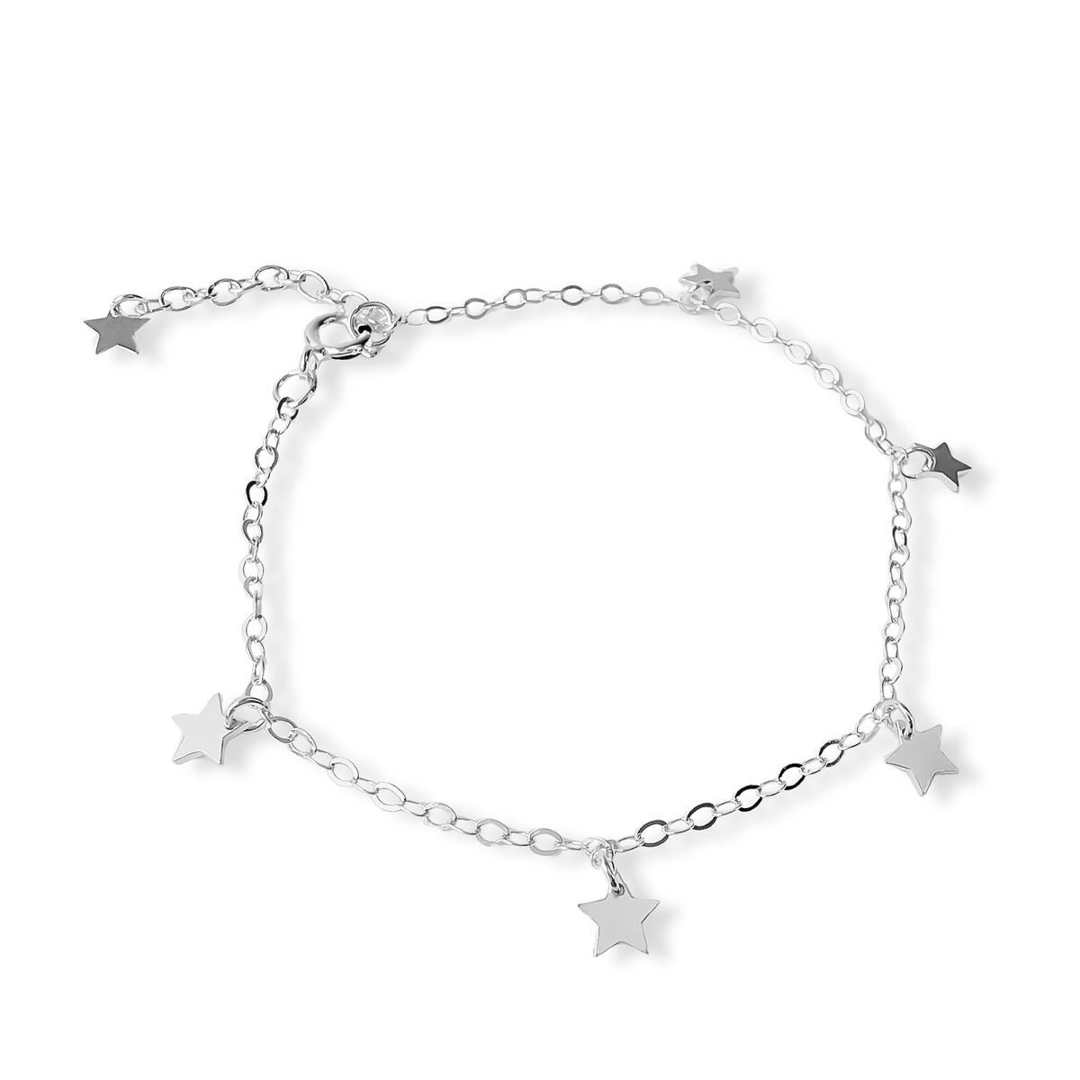 AMBAR JOYERIA - Pulsera de plata 925 Estrellitas Tiny