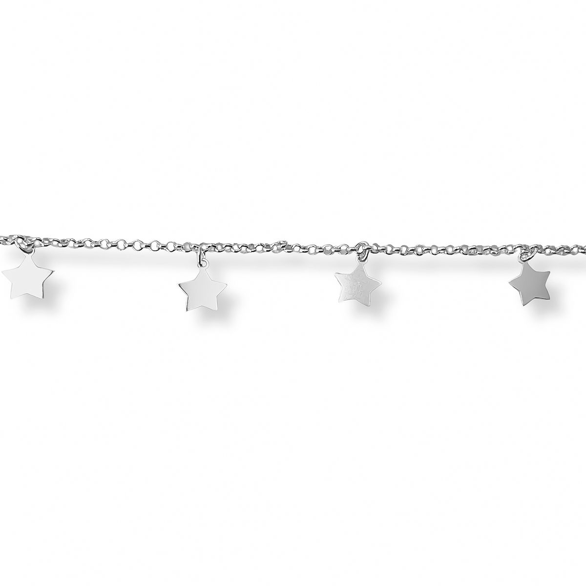AMBAR JOYERIA - Pulsera de plata 925 Estrellitas Tiny