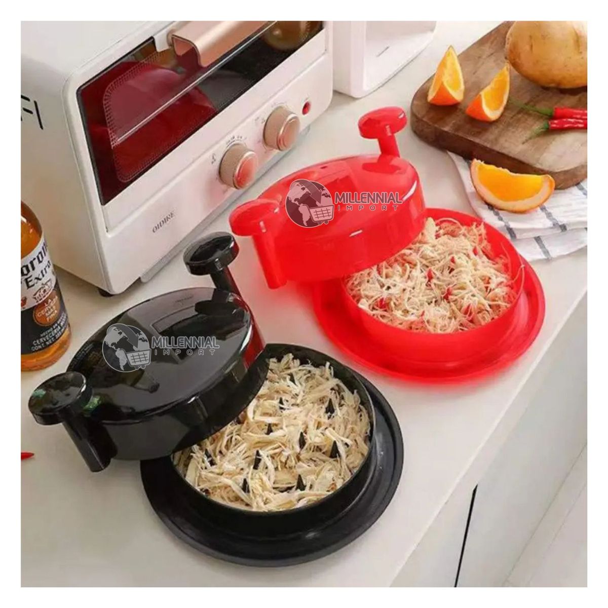 GENERICO - Deshilachador de Pollo Giratorio Manual