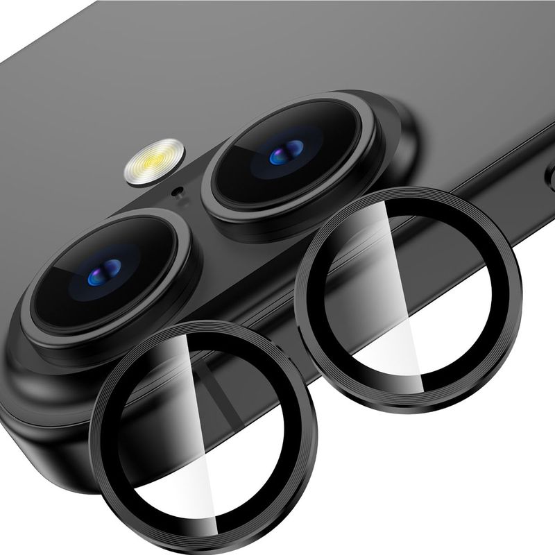 GENERICO - PROTECTOR CÁMARA IPHONE 16 - NEGRO