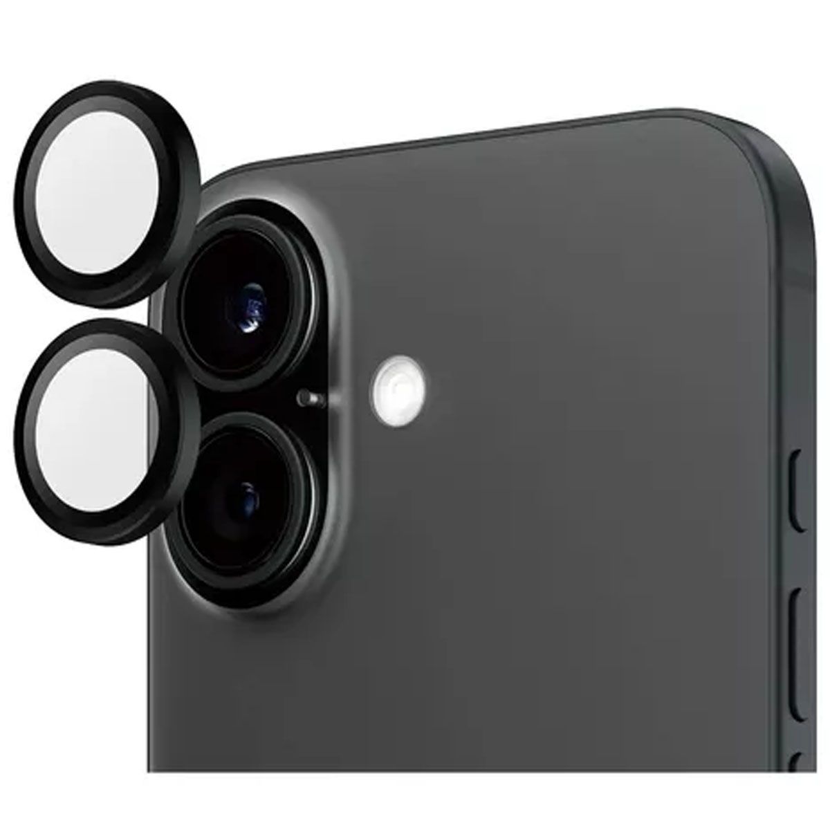 GENERICO - PROTECTOR CÁMARA IPHONE 16 PLUS - NEGRO