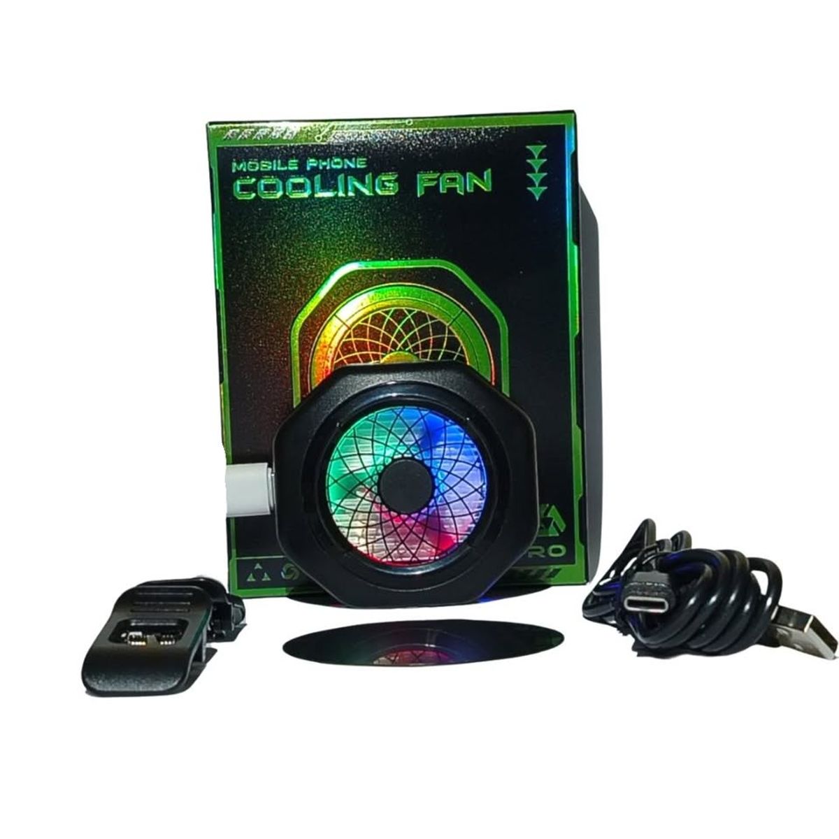 GENERICO - Ventilador Fan Cooler Magnético Móvil HK-4 PRO