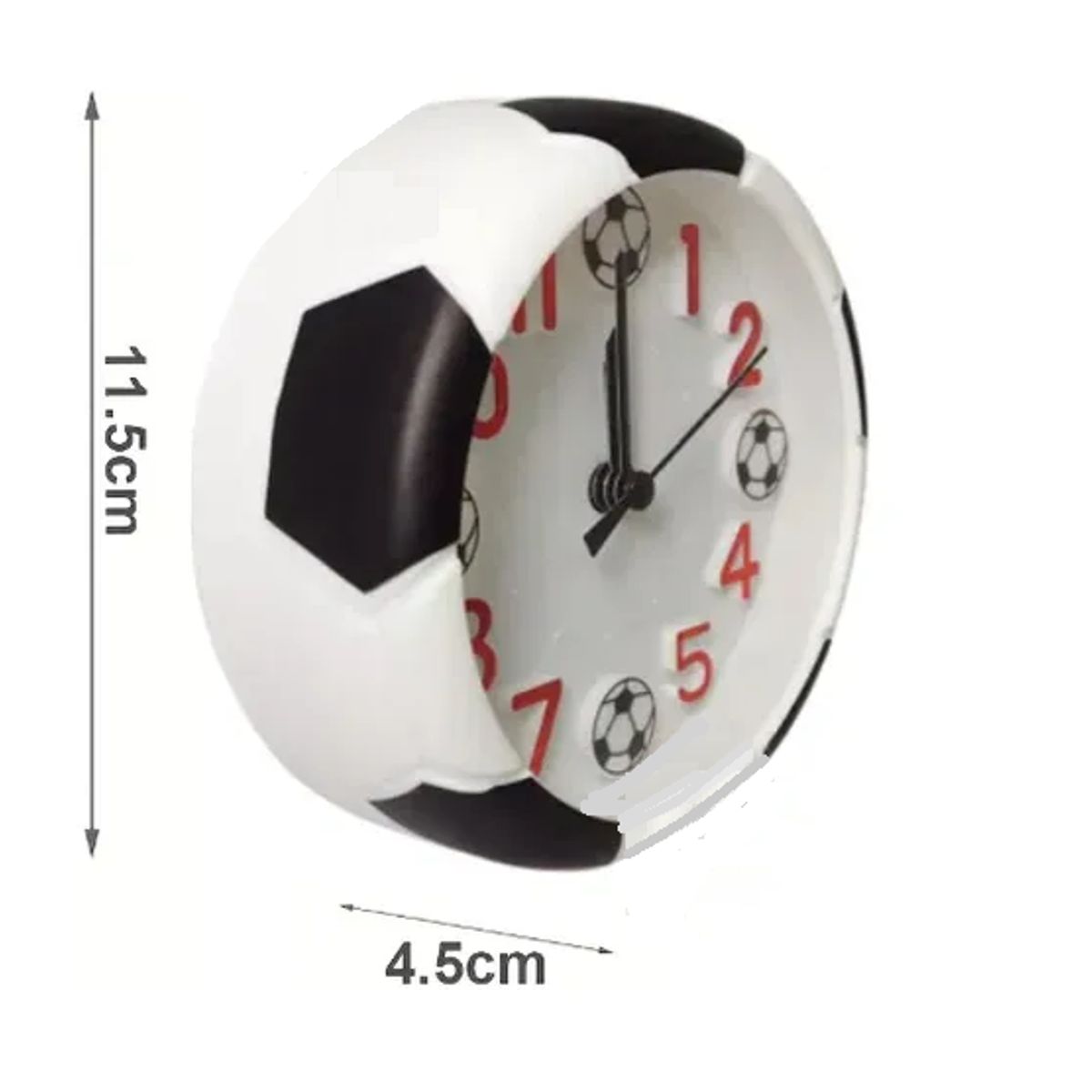 GENERICO - Reloj de mesa despertador diseño balón de futbol