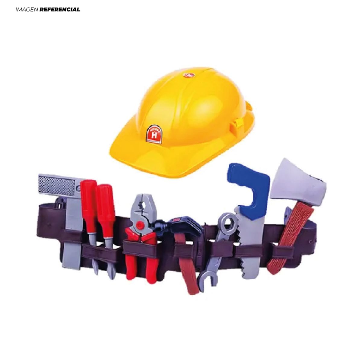 GENERICO - Set de Herramientas Multicolor con casco