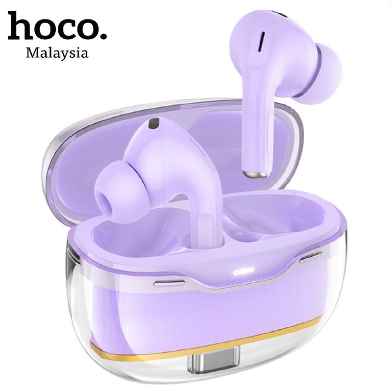 HOCO - Audífonos Inalámbricos Crystal TWS EW54 Hoco Purple