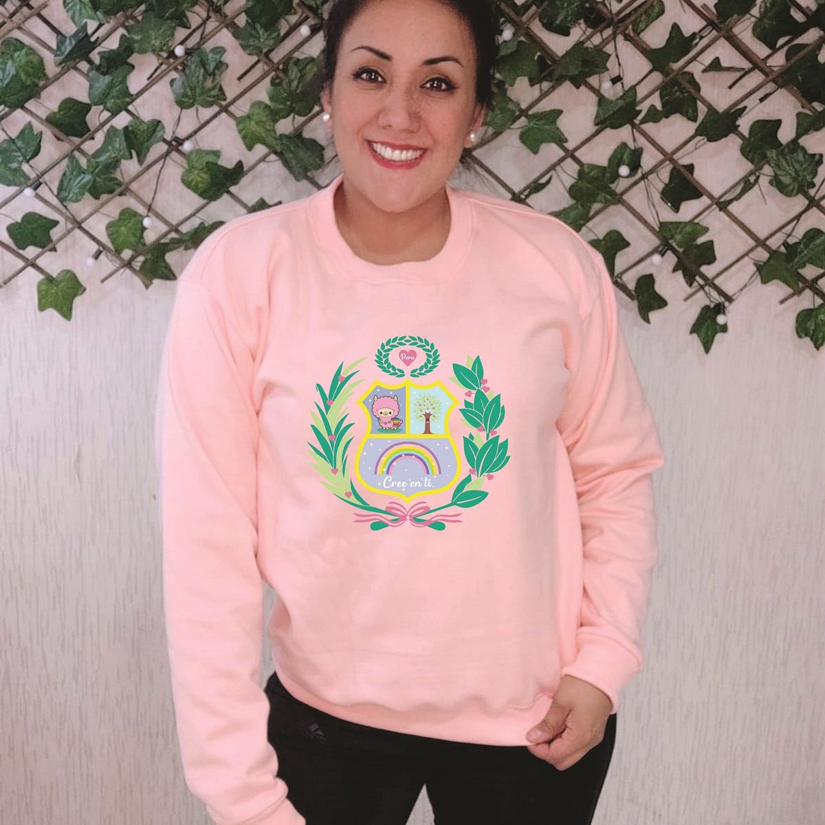 GENERICO - Polera Mujer Diseño Escudo PINK - Melón