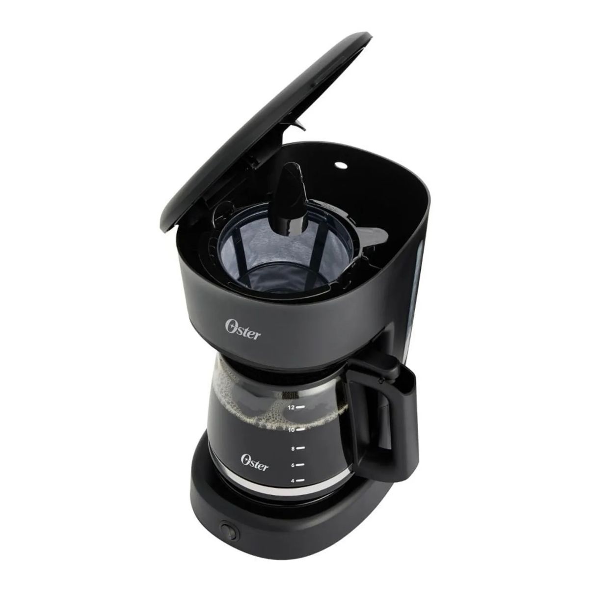 OSTER - Cafetera Oster 12tz de filtro reutilizable BVSTDCS121B