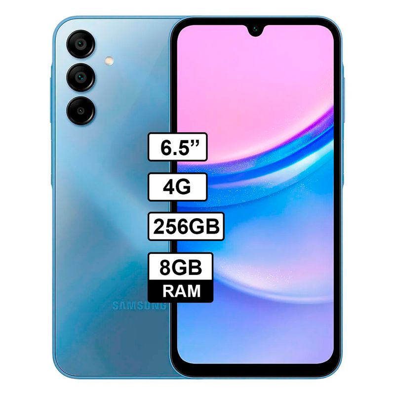 SAMSUNG - Samsung Galaxy A15 8GB RAM 256GB AZUL OSCURO
