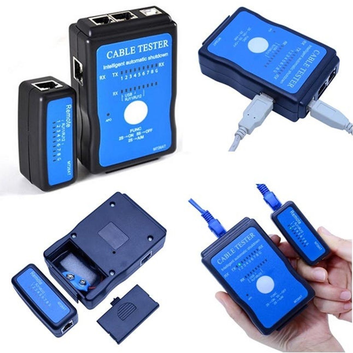 OEM - Testeador Para Cable De Red Rj45 Multifuncional