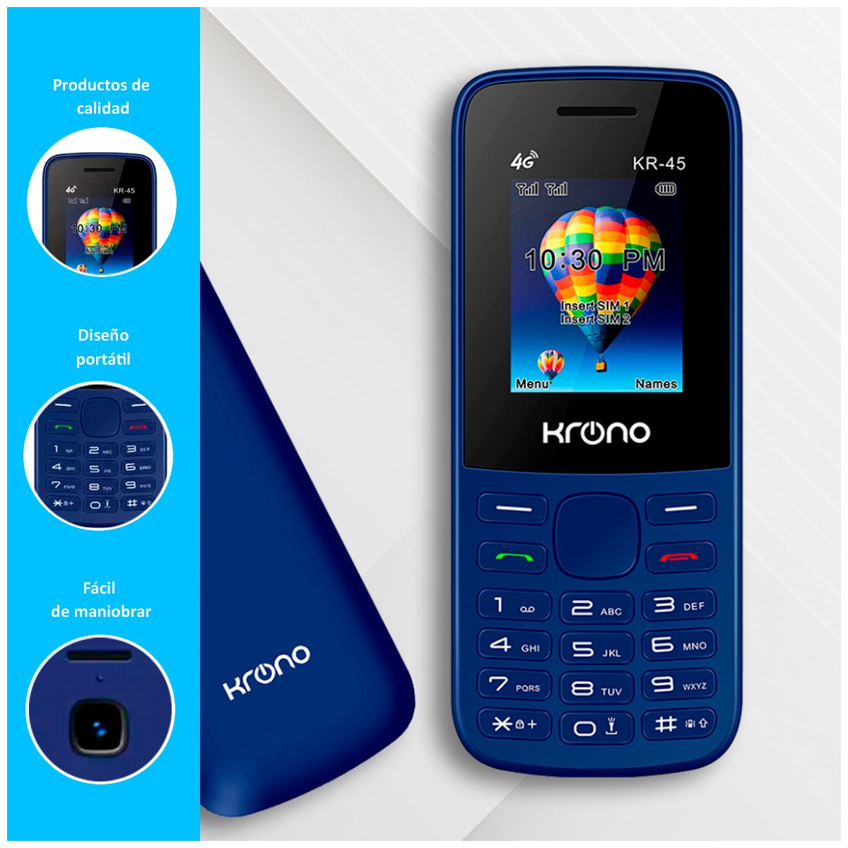 GENERICO - Celular Krono KR-45 Color Azul