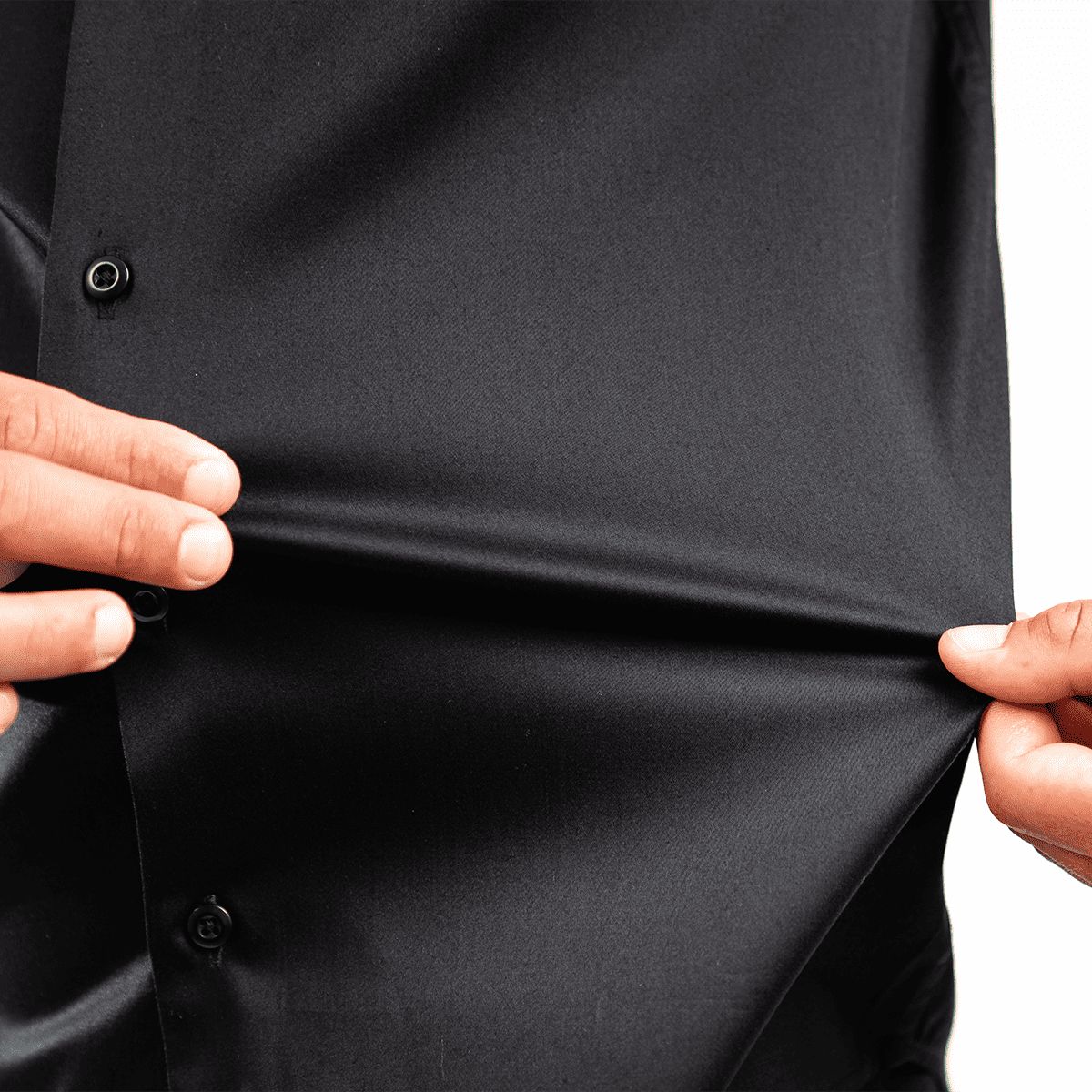 BARBADENS - Camisa de Vestir Algodón Stretch Slim Fit Barbadens Hombre