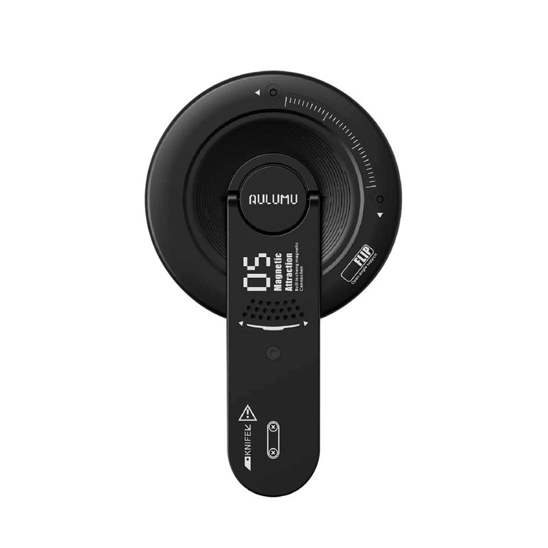AULUMU - Parante Aulumu Para iPhone 17 16 15 14 Metálico Magnético 360 Negro
