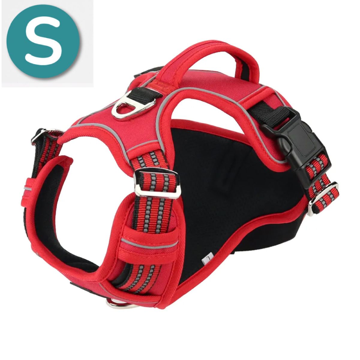 CAT OH - Arnes Tactico para Mascotas rojo - S