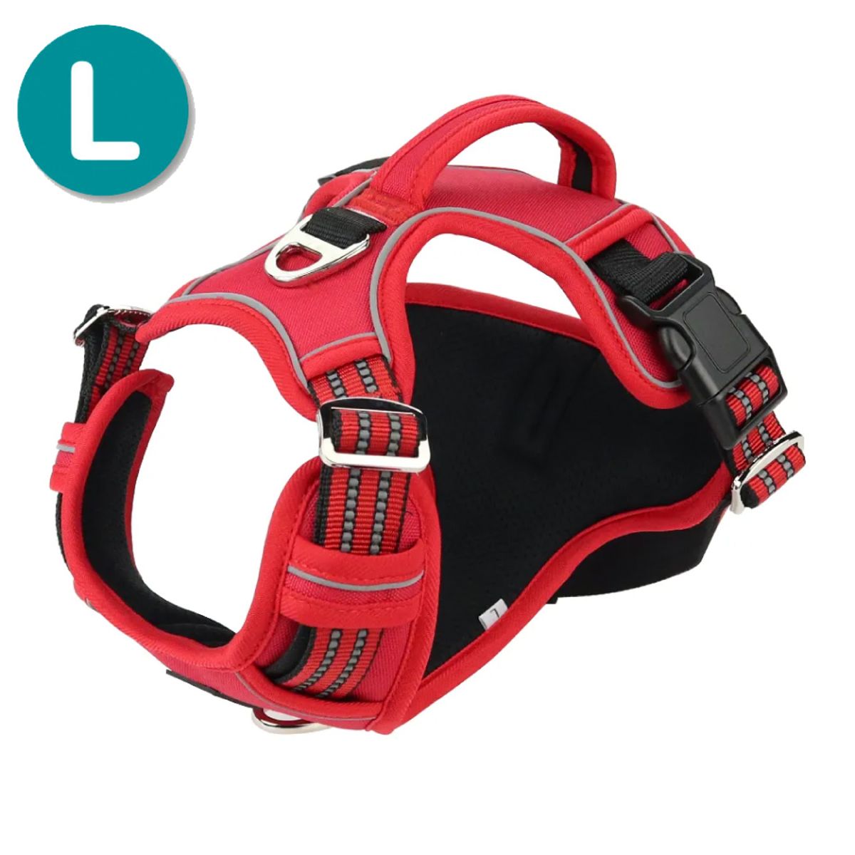 CAT OH - Arnes Tactico para Mascotas rojo - L