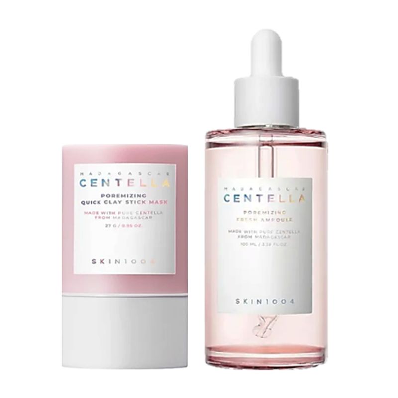 SKIN1004 - SET SKIN1004 MADAGASCAR CENTELLA POMERIZING CLAY STICK MASK + FRESH AMPOULE