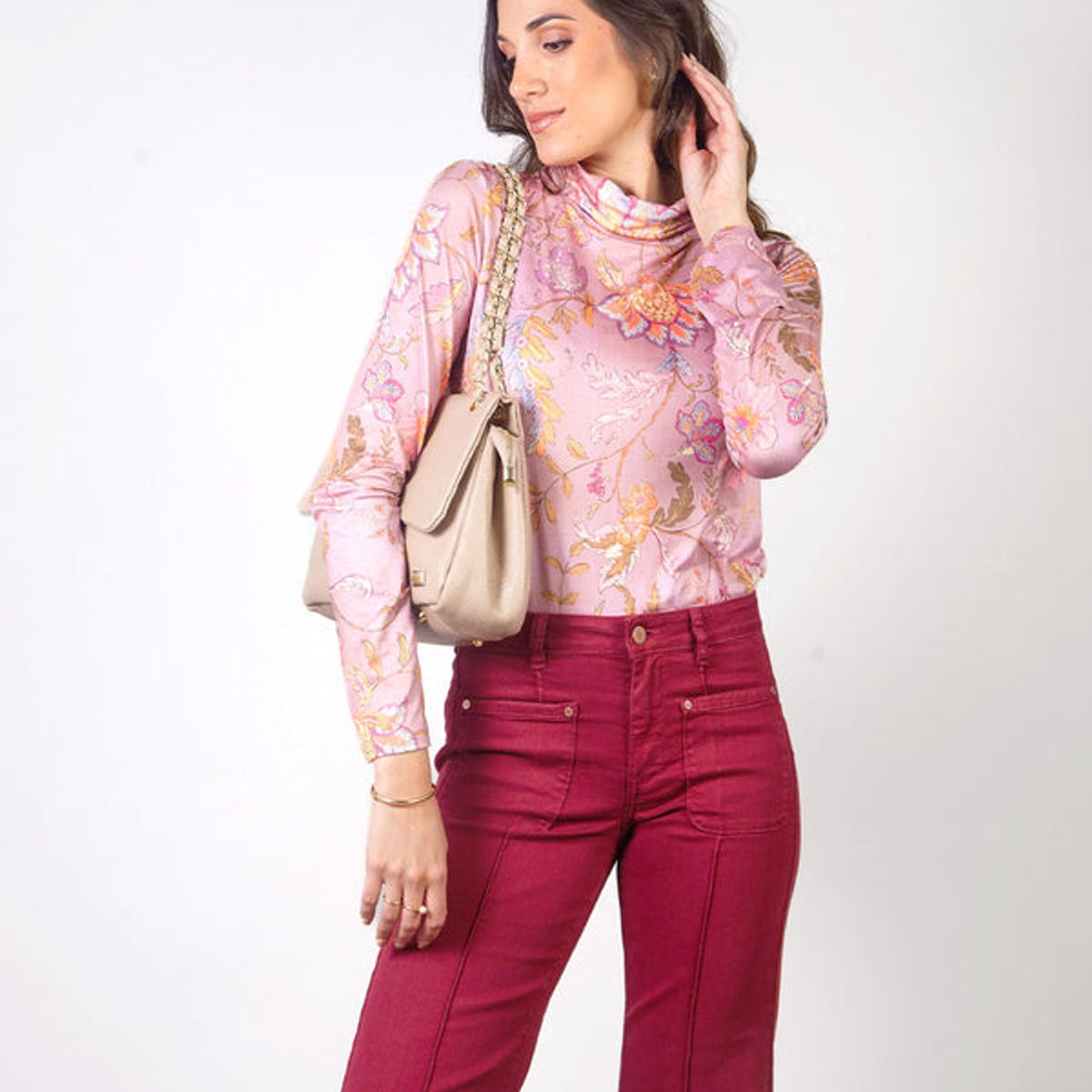 MICHELLE BELAU - DAILA - POLO MANGA LARGA