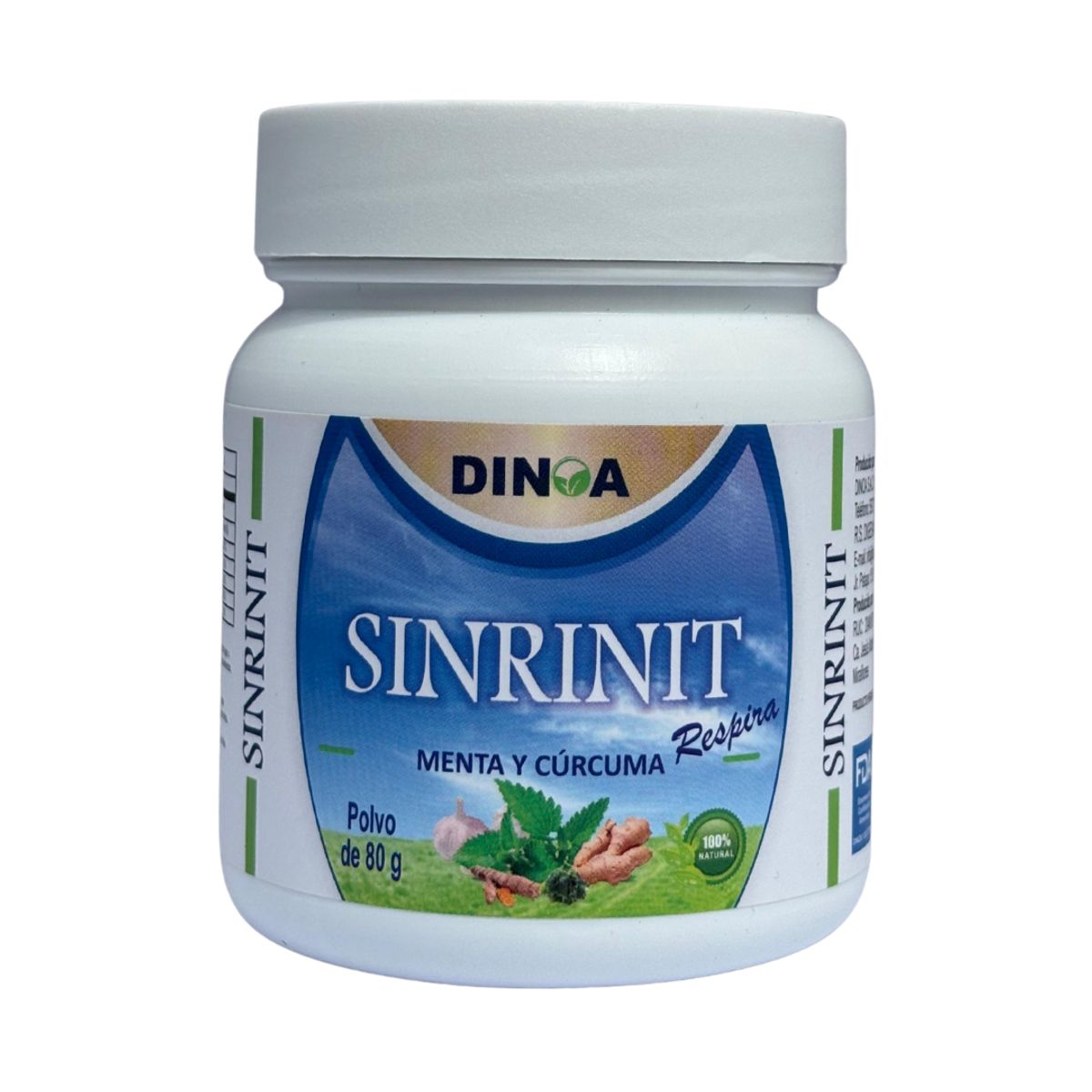 DINOA - Sinrinit -Respira Pote 80g dinoa- Descongestionante natural
