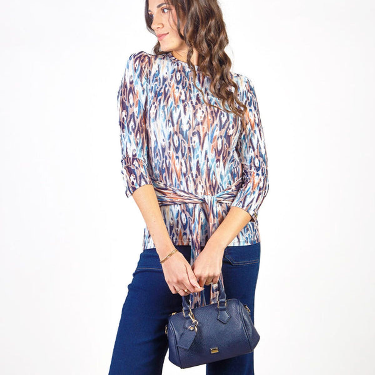 MICHELLE BELAU - VANNIA - POLO MANGA 3/4 CON ESCOTE OJAL