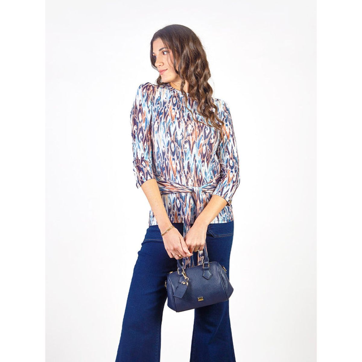 MICHELLE BELAU - VANNIA - POLO MANGA 3/4 CON ESCOTE OJAL